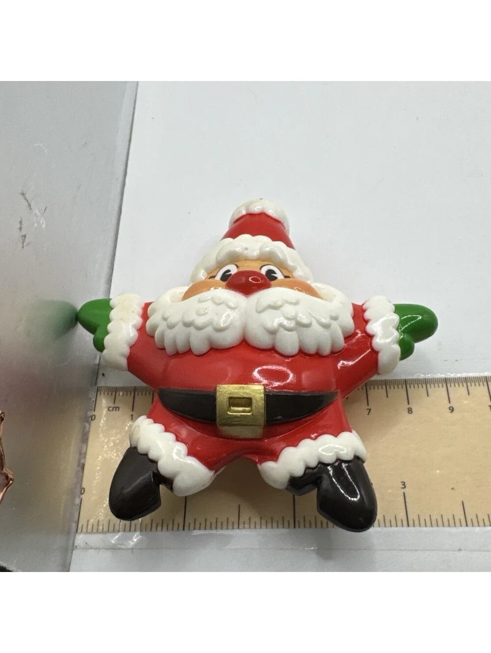 Hallmark Santa Star Keepsake Ornament Vintage 1984 Star Shaped